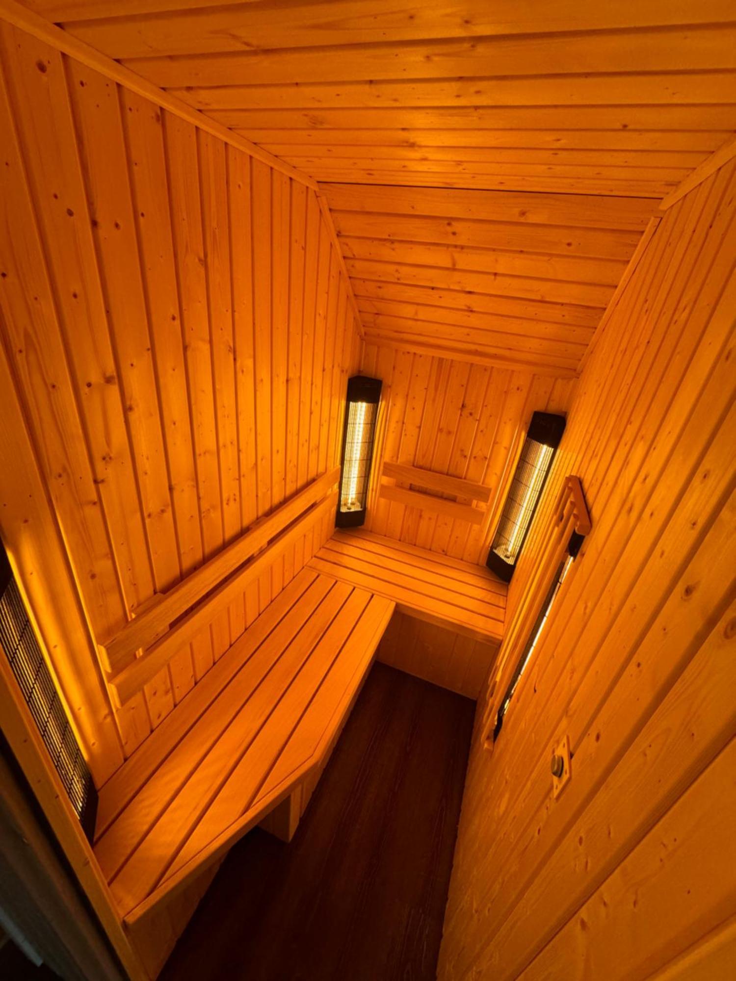 Unieke Houten Villa Met Sauna In Twente - 6P Den Ham エクステリア 写真